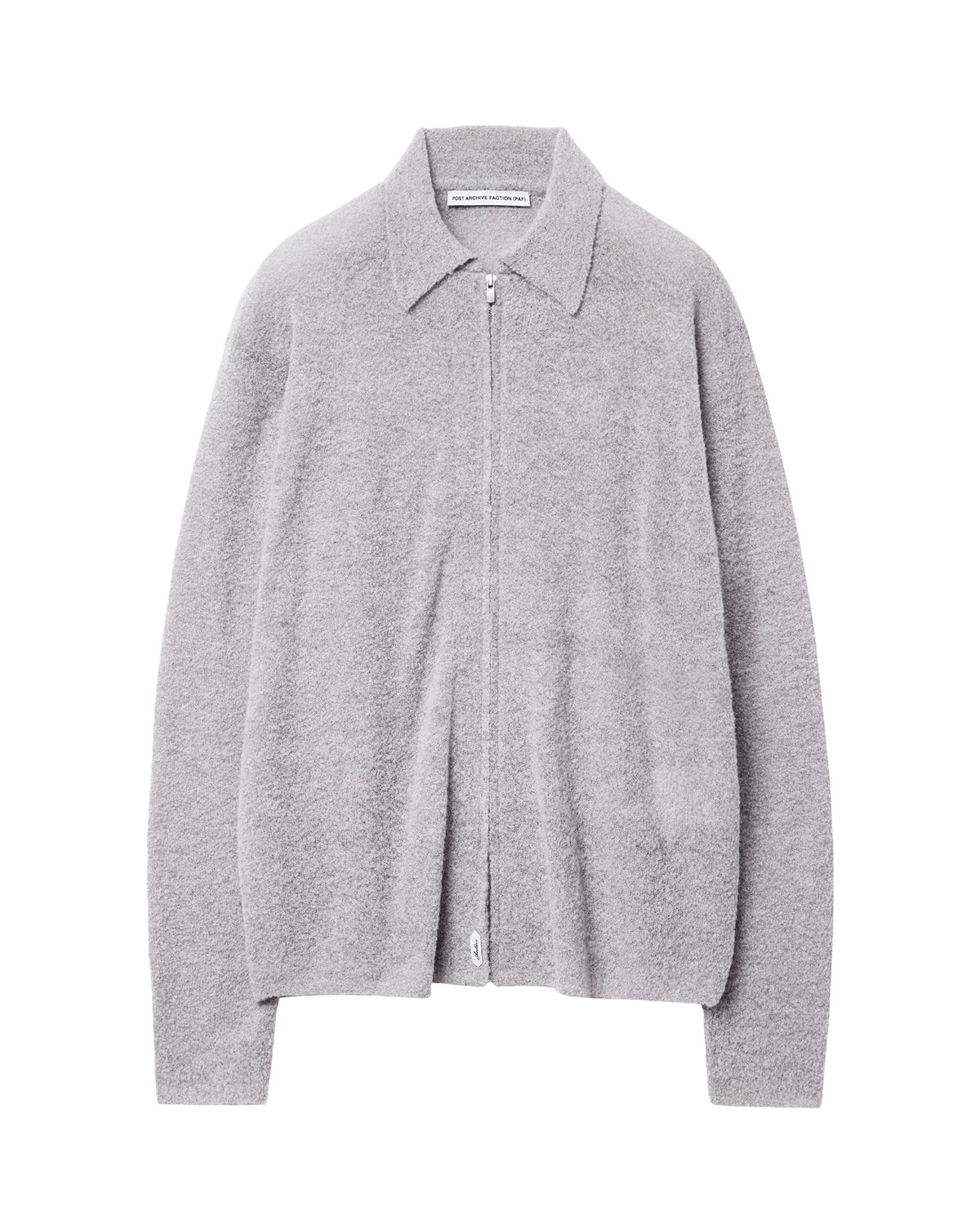 Boucle Zip Shirt (Archive) Light Grey - LIKELIHOOD