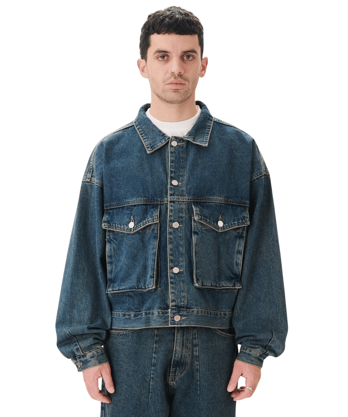 Boxy Denim Trucker Blue - LIKELIHOOD