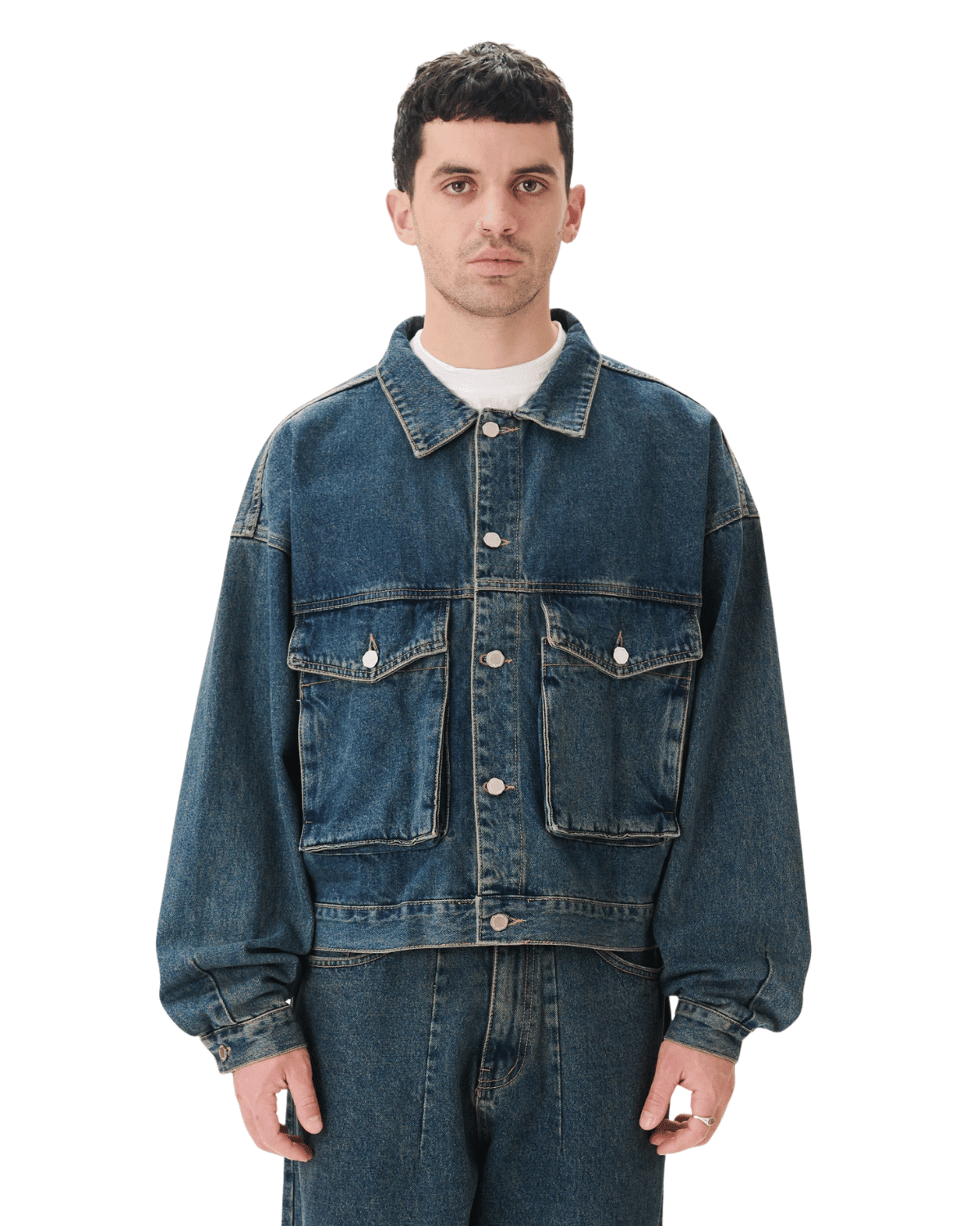 Boxy Denim Trucker Blue - LIKELIHOOD
