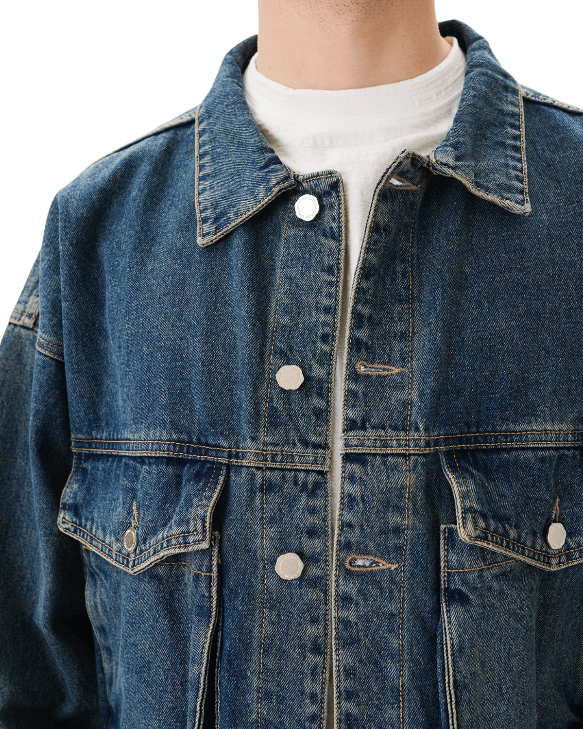 Boxy Denim Trucker Blue - LIKELIHOOD