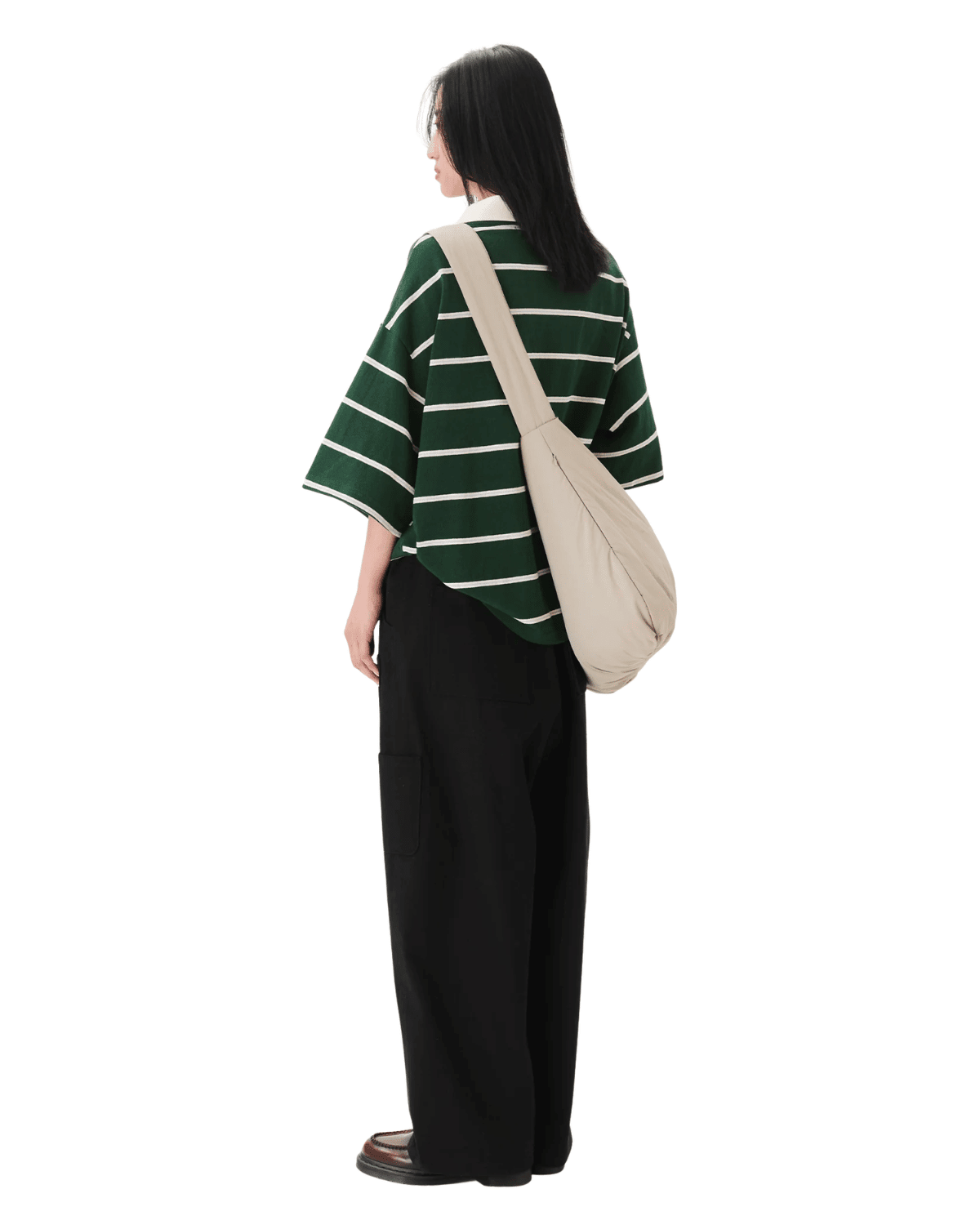Boxy Jersey Polo Green - LIKELIHOOD
