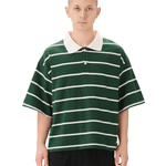 Boxy Jersey Polo Green - LIKELIHOOD