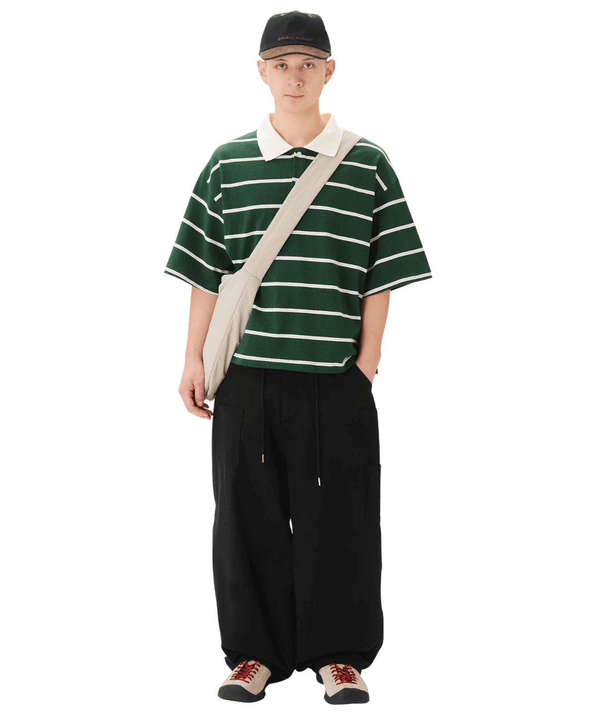 Boxy Jersey Polo Green - LIKELIHOOD