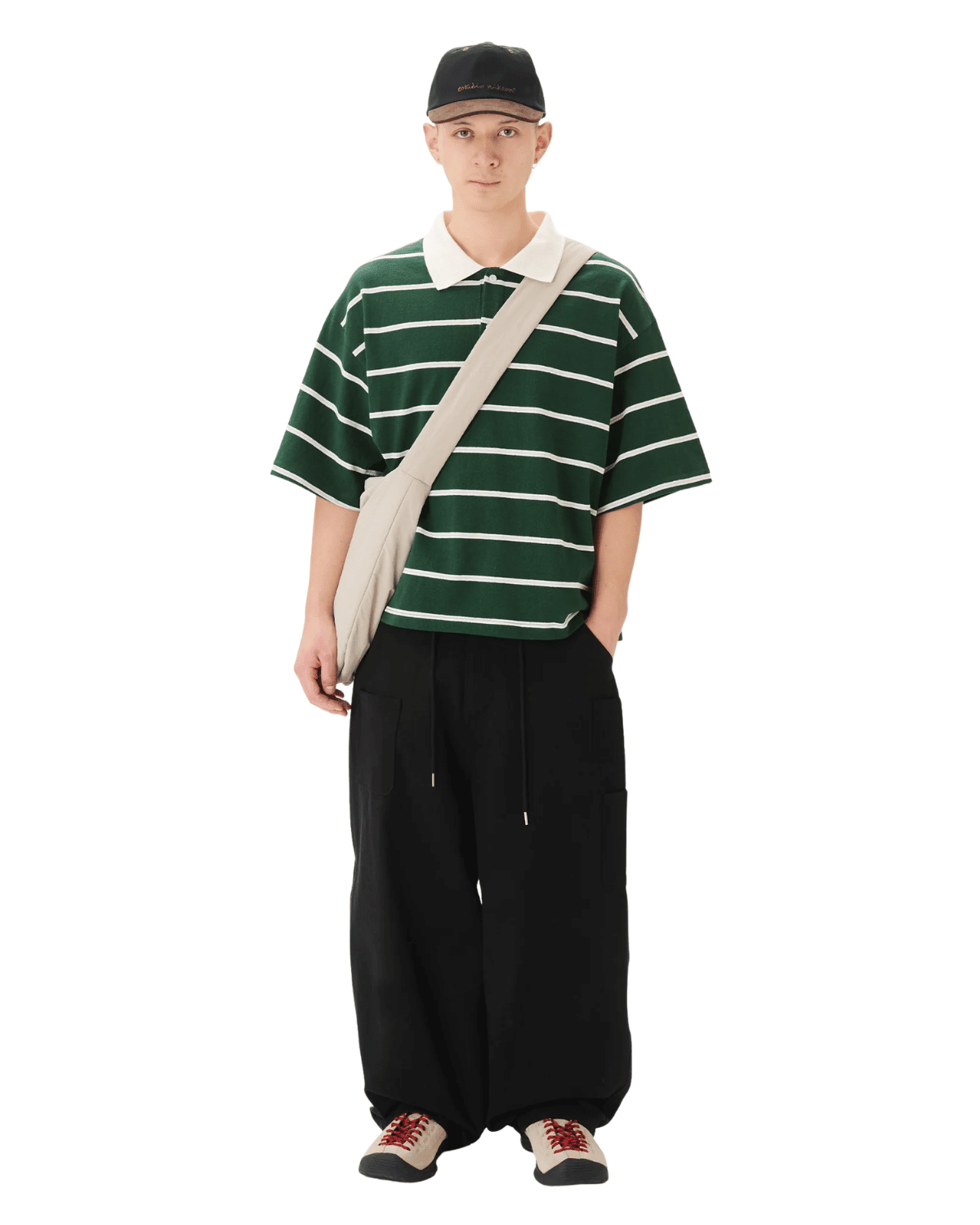 Boxy Jersey Polo Green - LIKELIHOOD