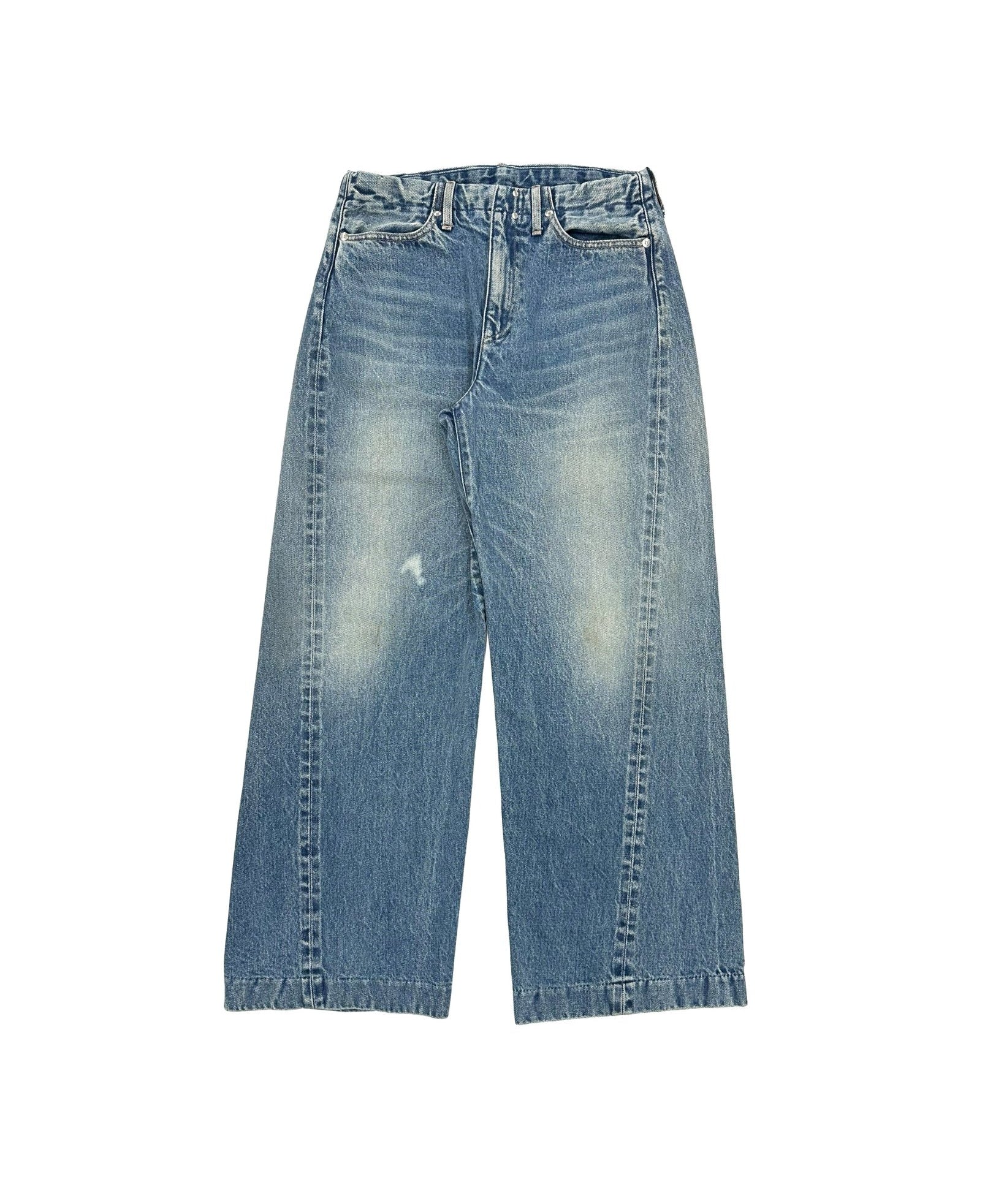 Boy Jean Trousers Vintage Bleach Blue - LIKELIHOOD