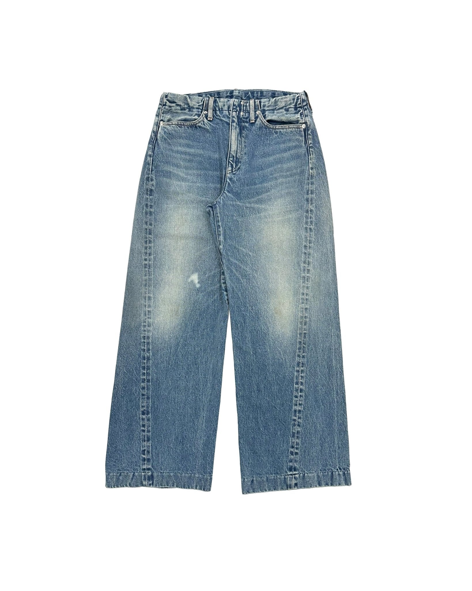 Boy Jean Trousers Vintage Bleach Blue - LIKELIHOOD