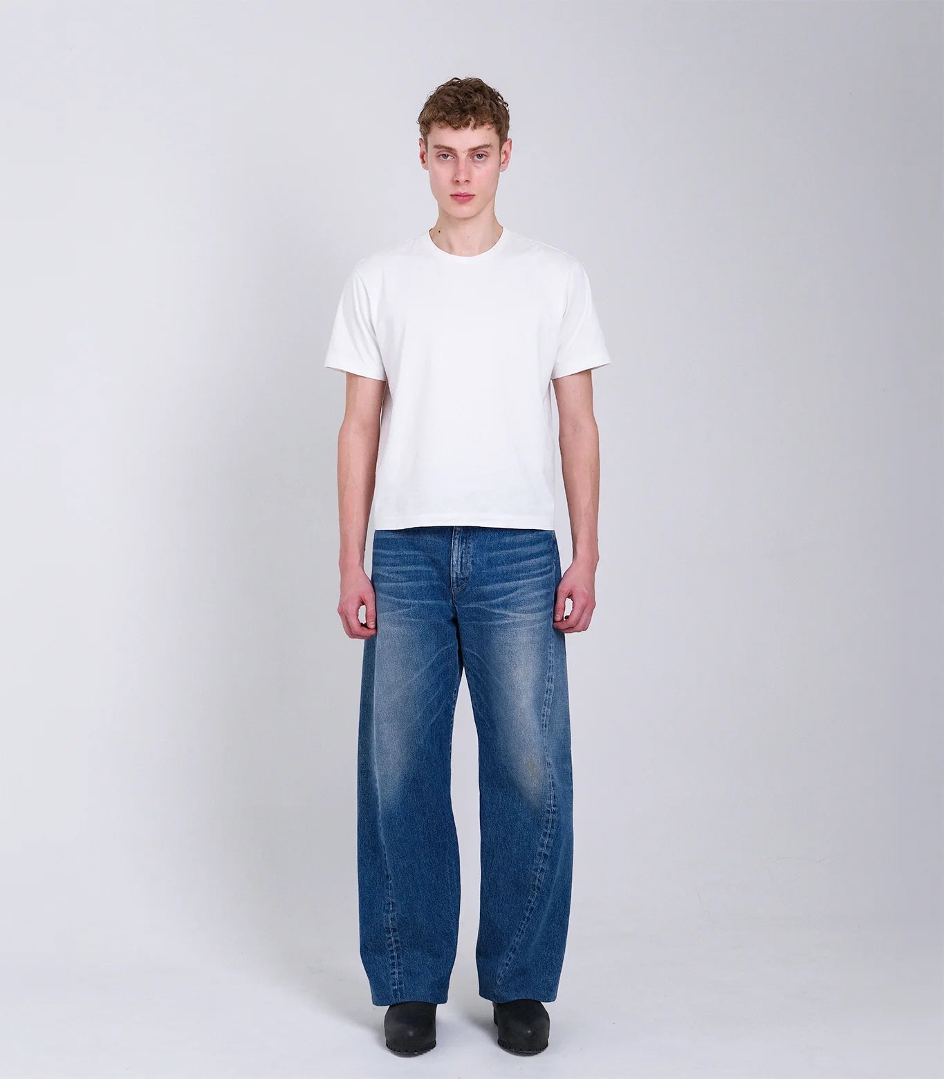 Boy Jean Trousers Vintage Bleach Blue - LIKELIHOOD