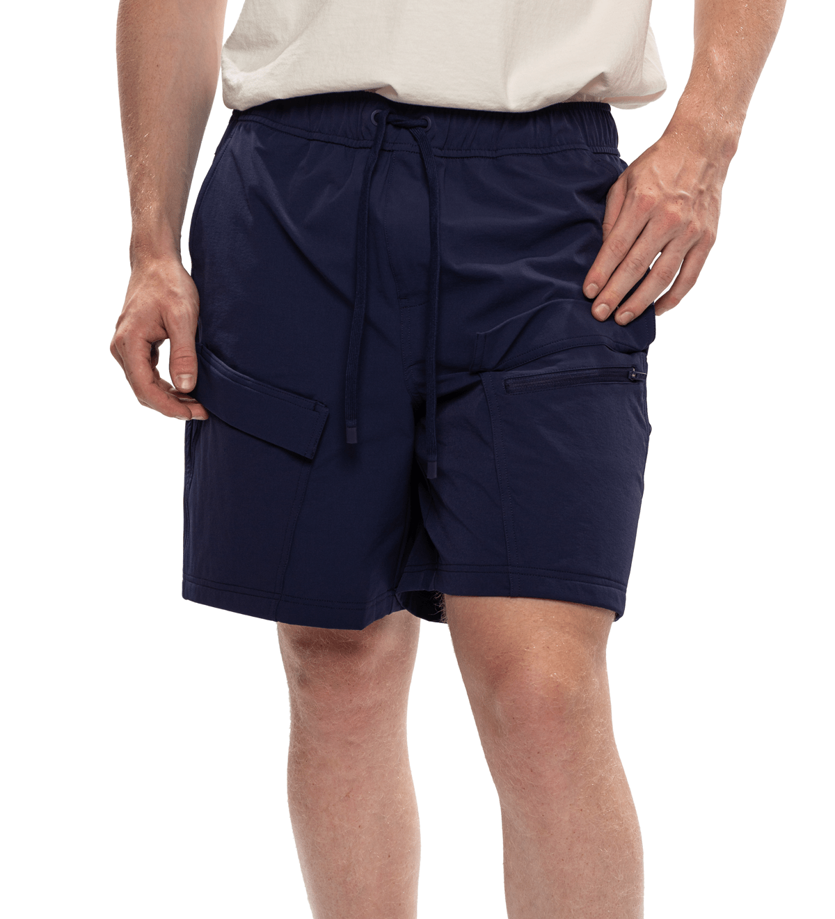 Breaking Point Woven Shorts 'Navy' - LIKELIHOOD