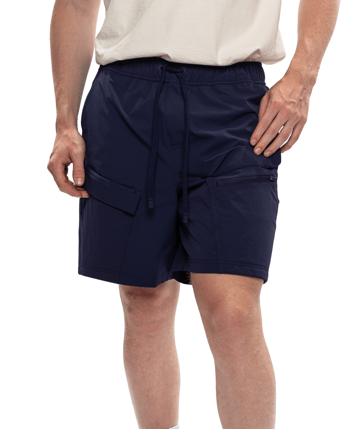 Breaking Point Woven Shorts 'Navy' - LIKELIHOOD