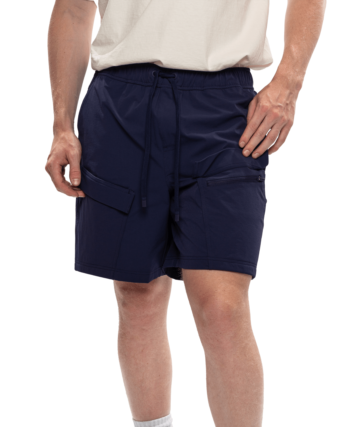 Breaking Point Woven Shorts 'Navy' - LIKELIHOOD