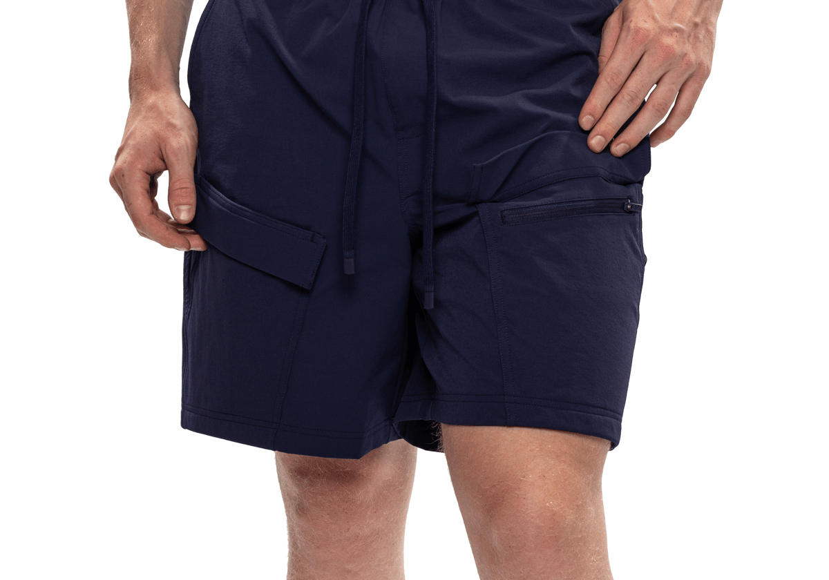 Breaking Point Woven Shorts 'Navy' - LIKELIHOOD
