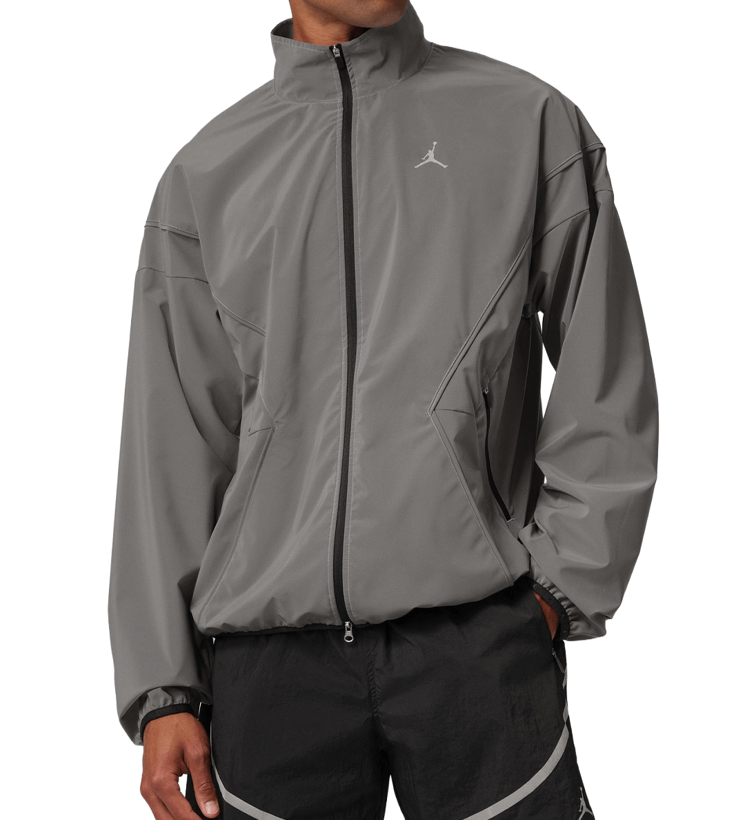 Brooklyn Hike Mike Reflective Draft Jacket Metallic Silver - LIKELIHOOD