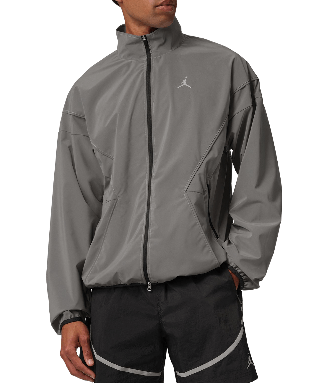 Brooklyn Hike Mike Reflective Draft Jacket Metallic Silver - LIKELIHOOD