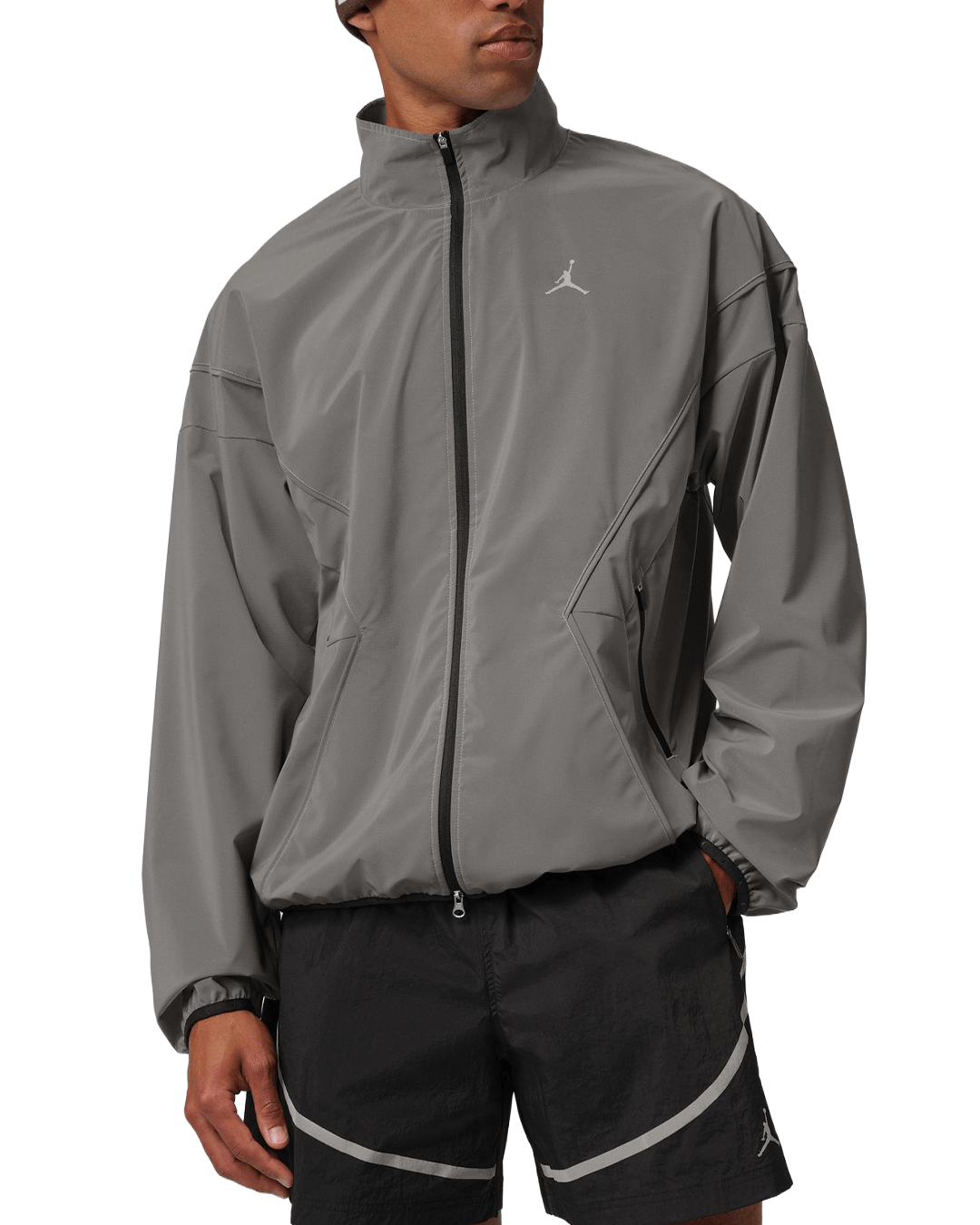 Brooklyn Hike Mike Reflective Draft Jacket Metallic Silver - LIKELIHOOD