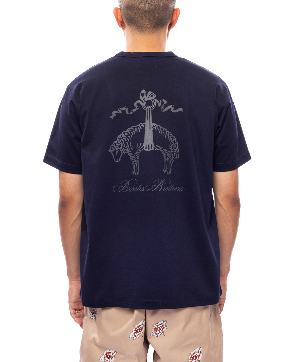 Junya Watanabe MAN Brooks Brothers x T Shirt Navy LIKELIHOOD