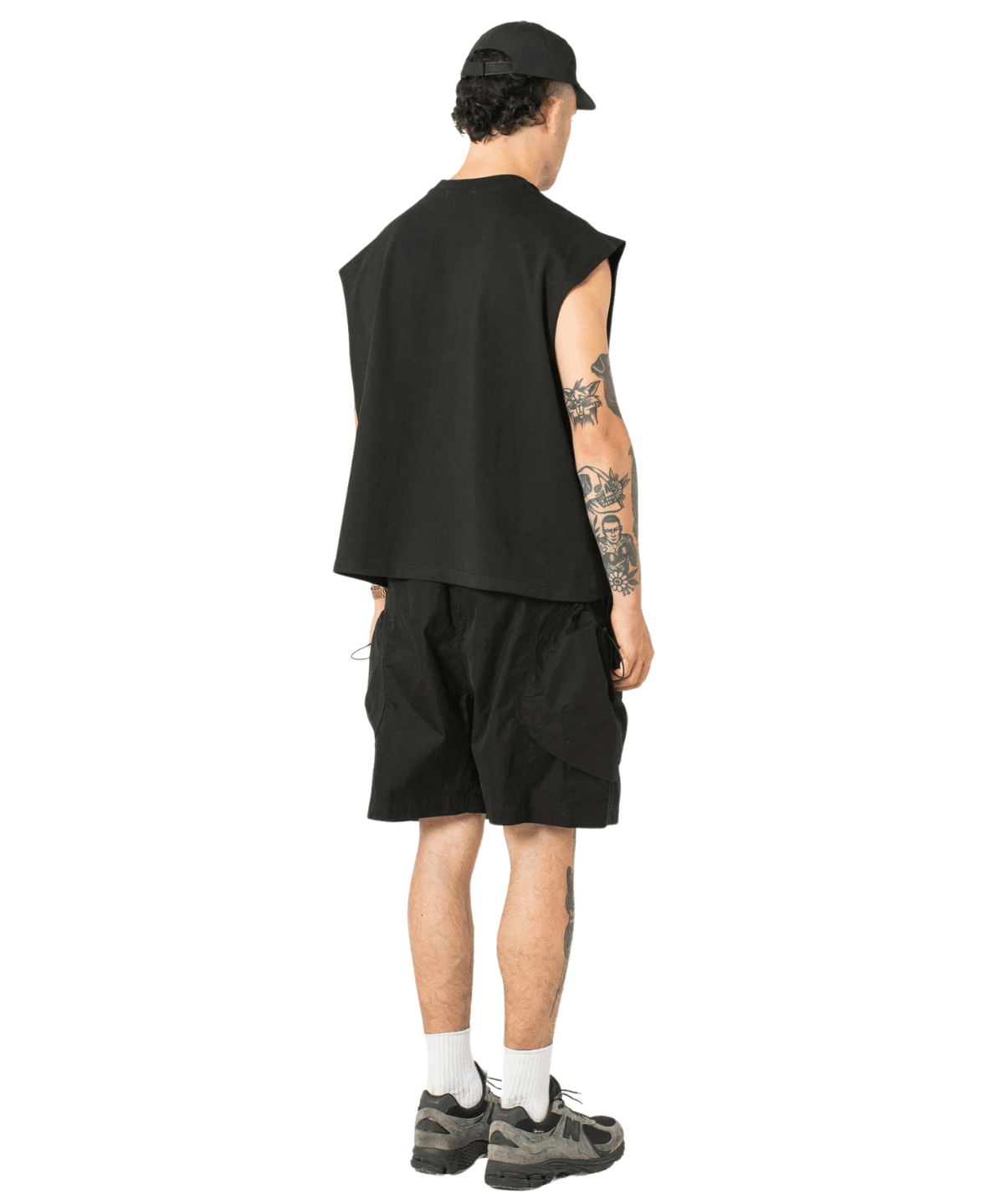 Bungee Cargo Shorts Black - LIKELIHOOD