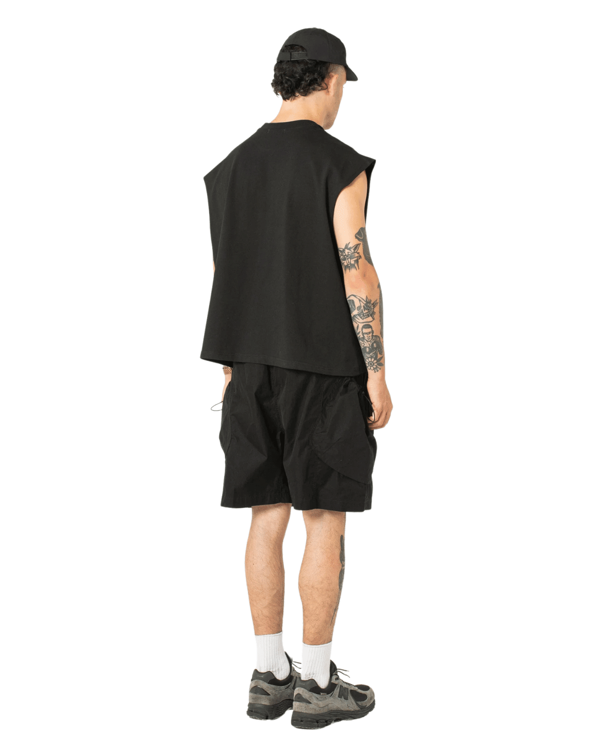 Bungee Cargo Shorts Black - LIKELIHOOD