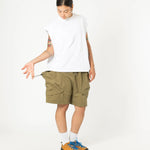 Bungee Cargo Shorts Khaki - LIKELIHOOD