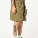 Bungee Cargo Shorts Khaki - LIKELIHOOD