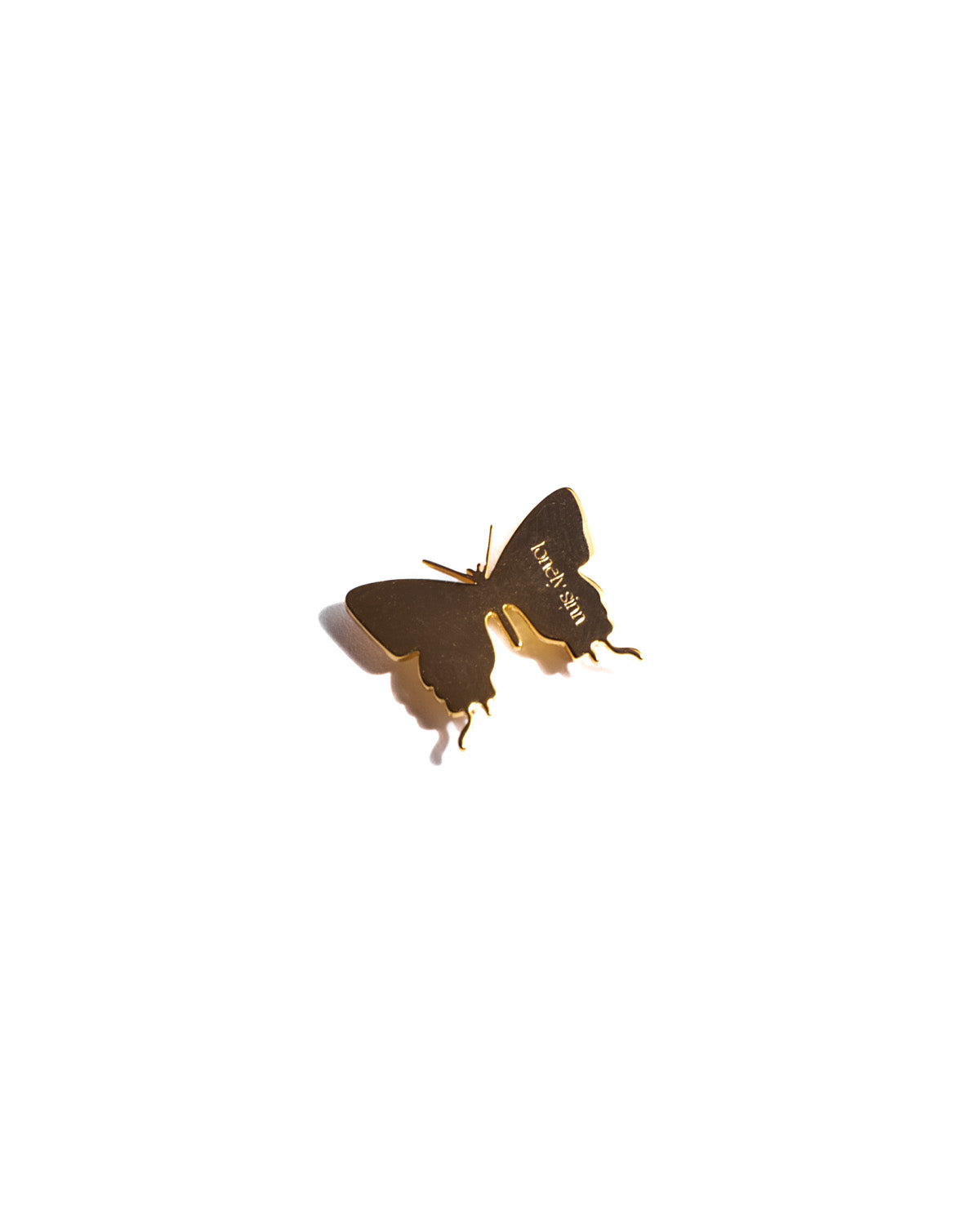 Butterfly Shoe Pendant Gold