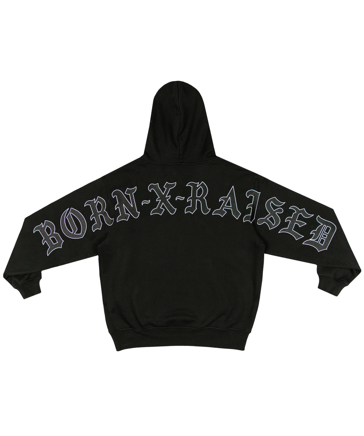 BxR Jumbo Arch Hoodie Black - LIKELIHOOD