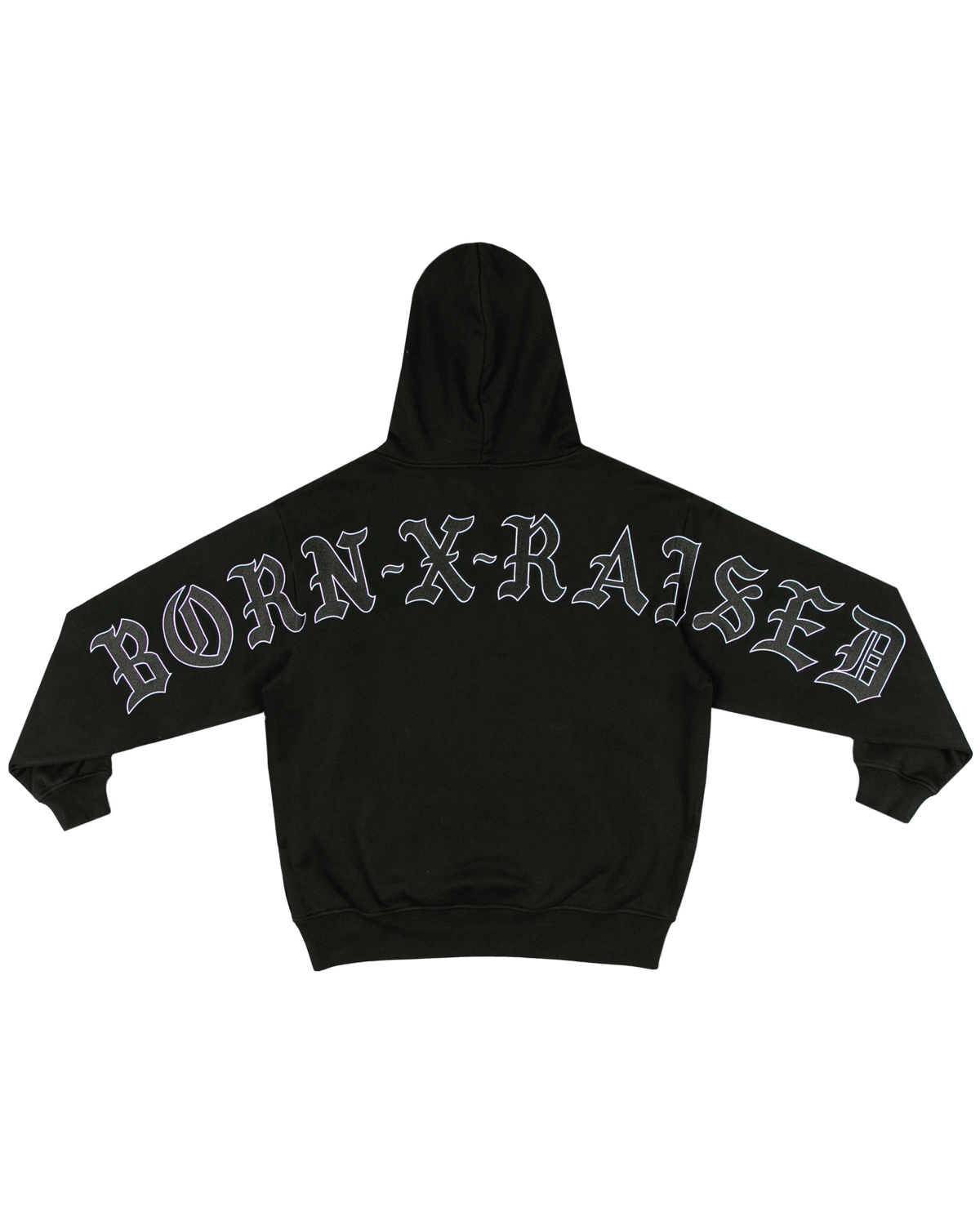 BxR Jumbo Arch Hoodie Black - LIKELIHOOD