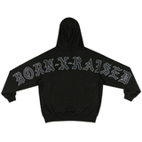 BxR Jumbo Arch Hoodie Black - LIKELIHOOD
