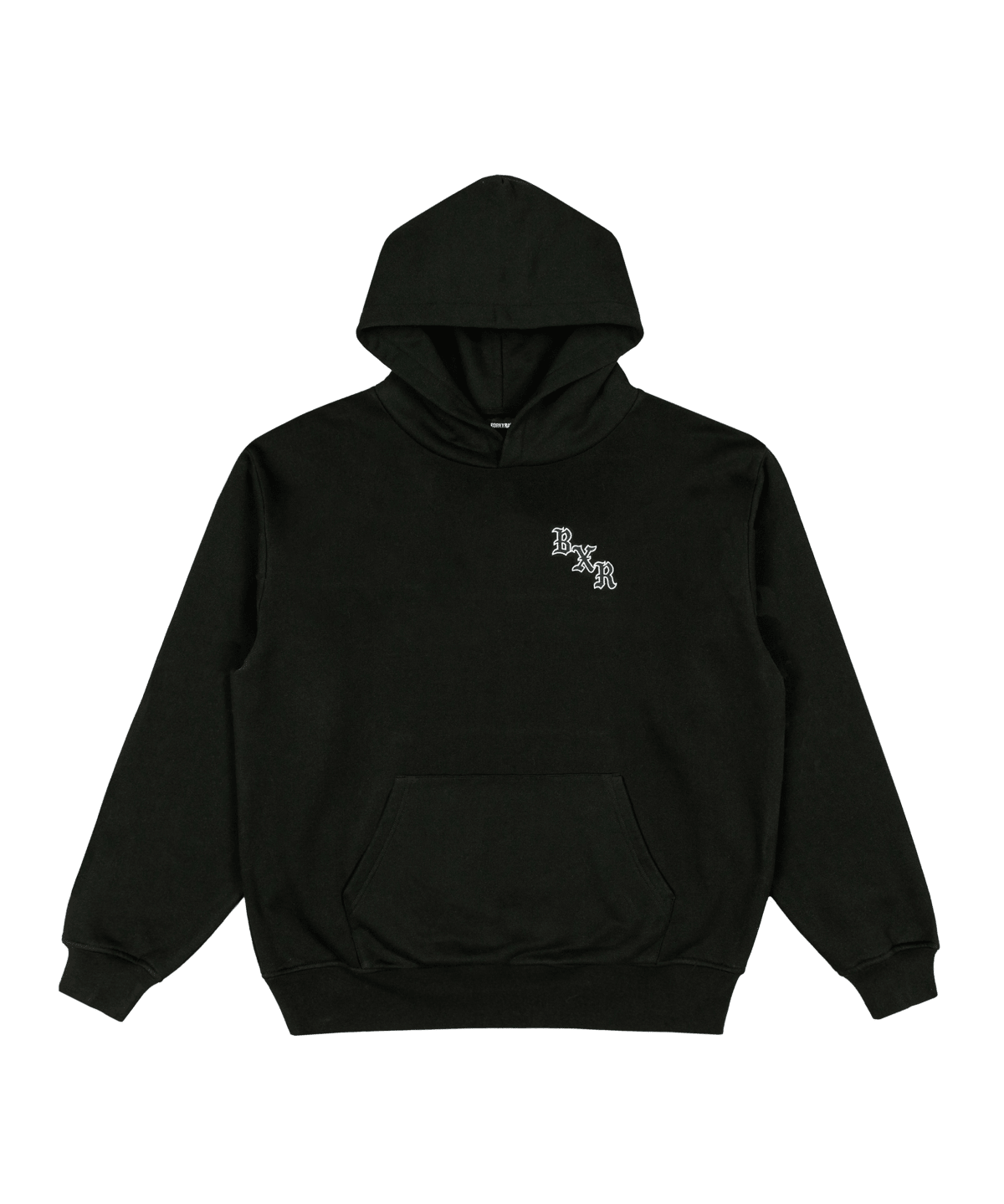 BxR Jumbo Arch Hoodie Black - LIKELIHOOD