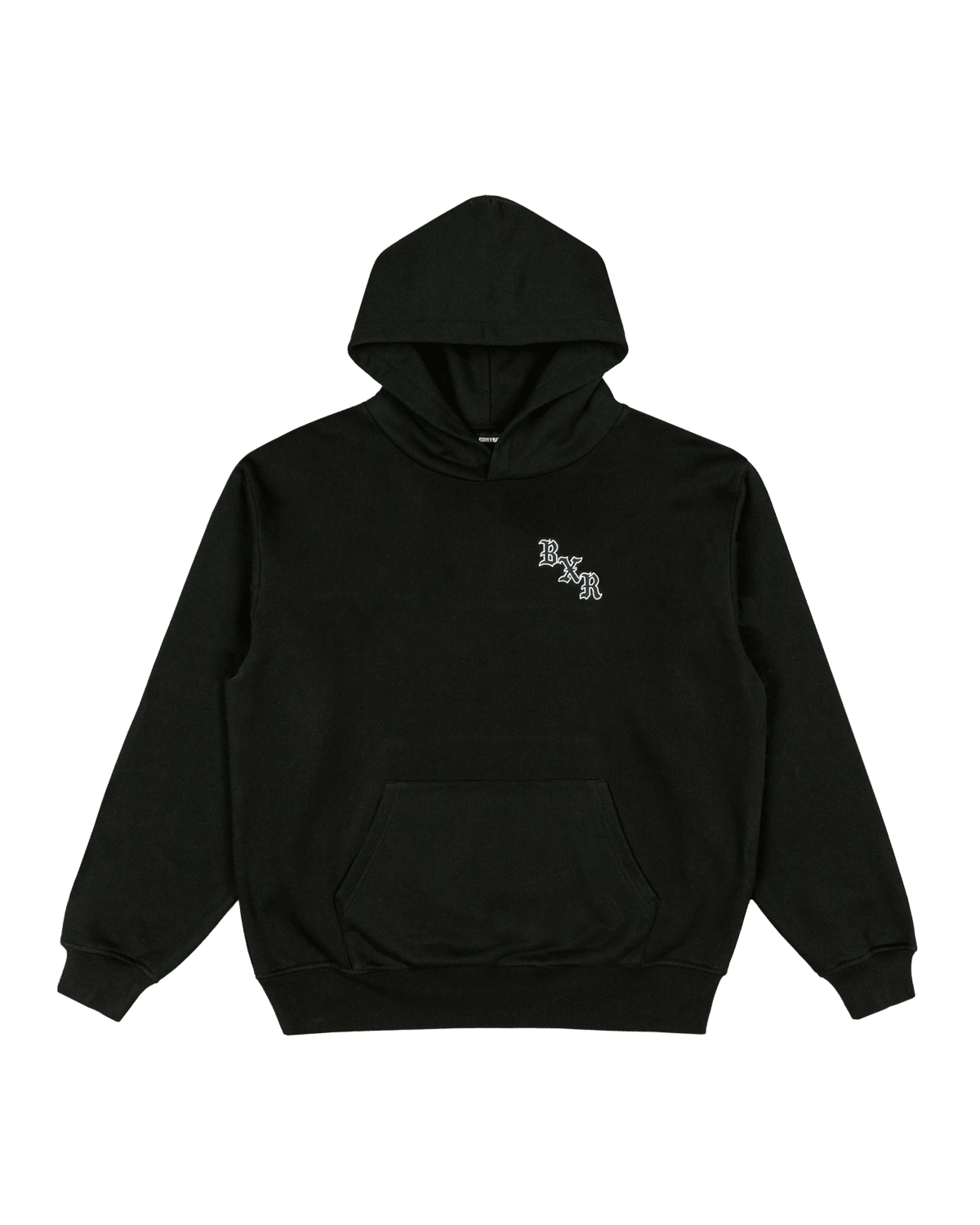 BxR Jumbo Arch Hoodie Black - LIKELIHOOD