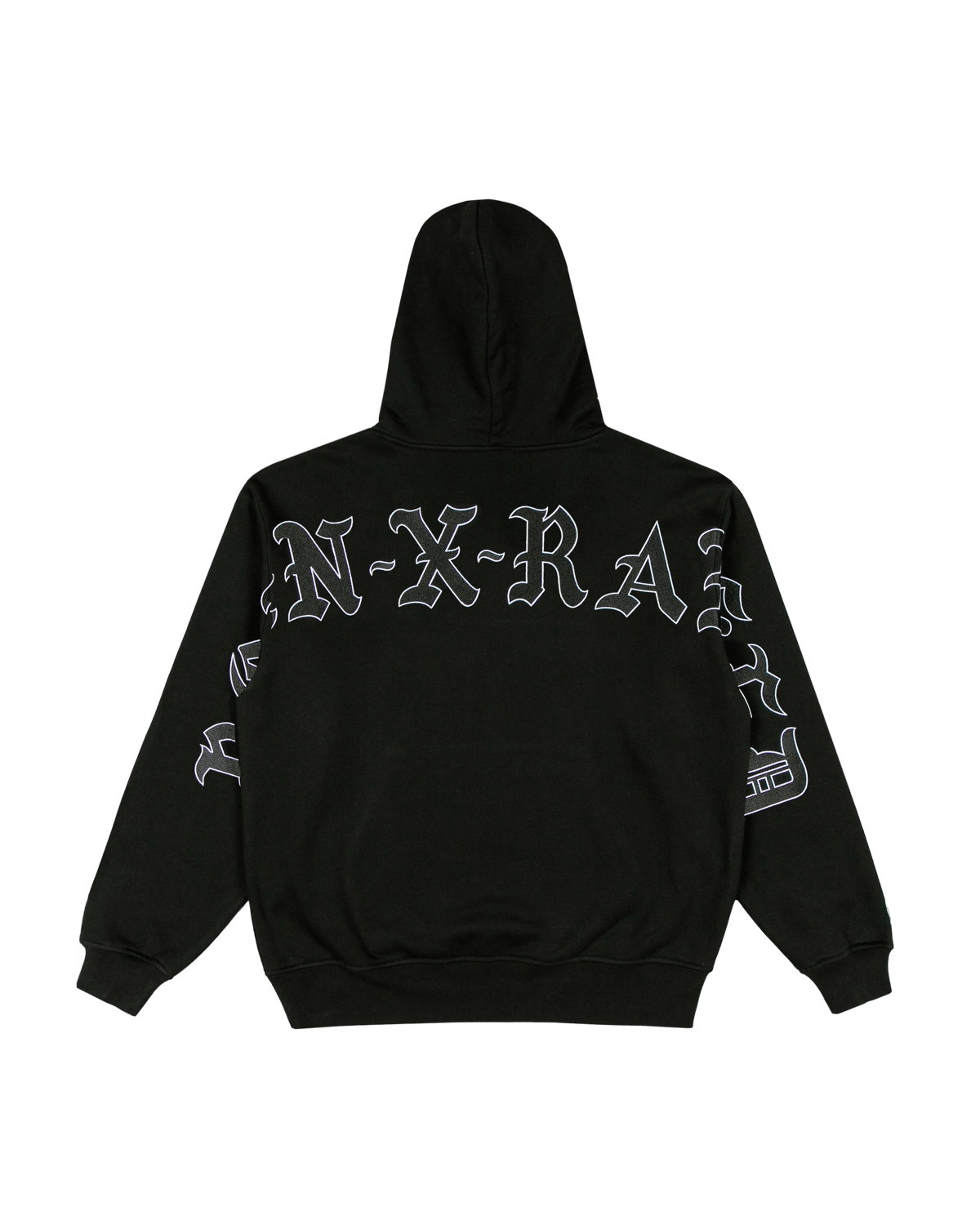 BxR Jumbo Arch Hoodie Black - LIKELIHOOD