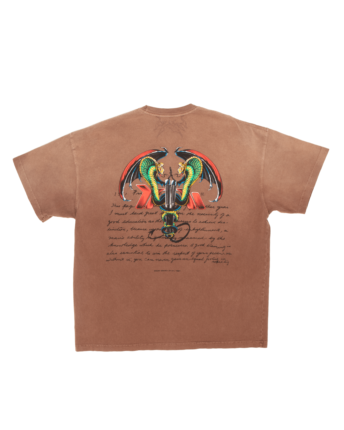 Cadu 2 Tee Vintage Brown - LIKELIHOOD