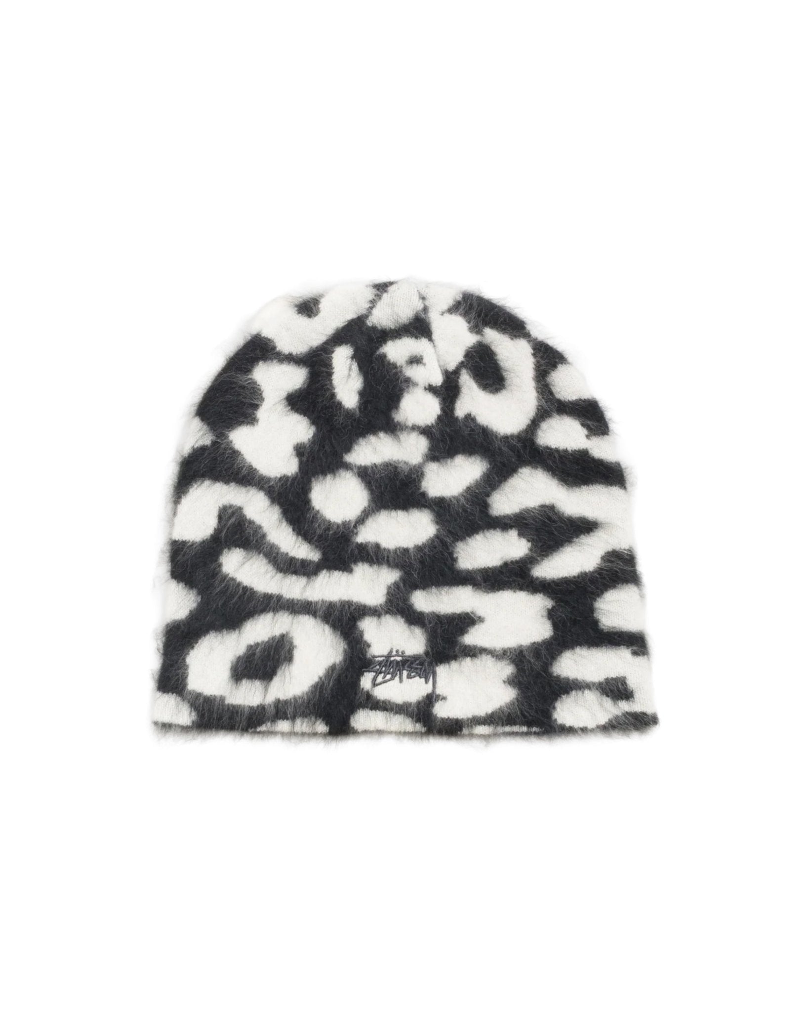 Cashmere Leopard Skullcap Black - LIKELIHOOD