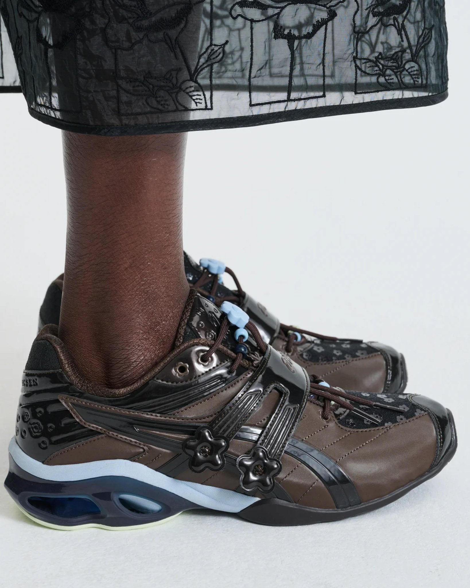 Cecilie Bahnsen x Gel-Kinetic FR Black/Black Coffee - LIKELIHOOD