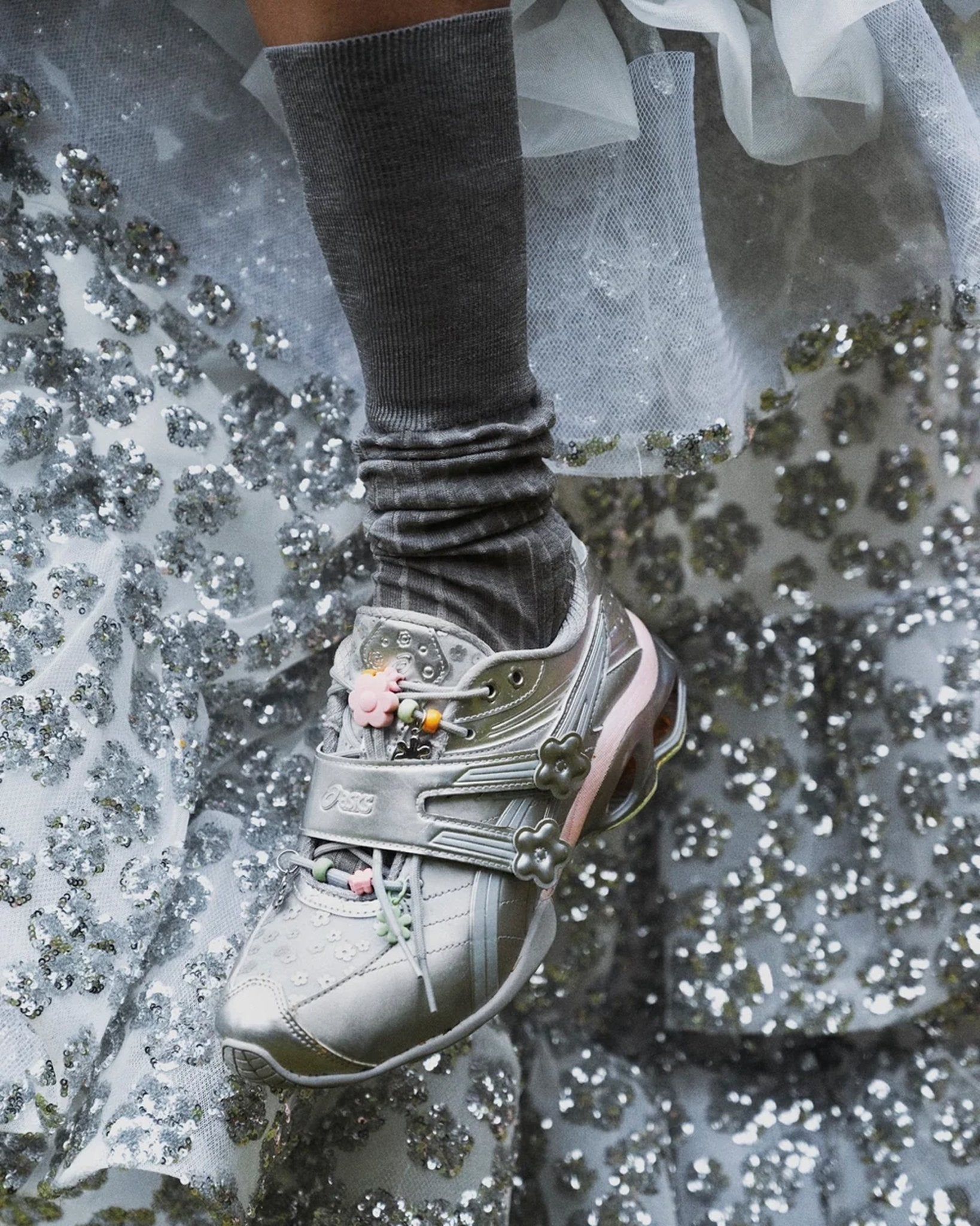 Cecilie Bahnsen x Gel-Kinetic FR Piedmont Grey/Pure Silver - LIKELIHOOD