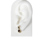 CHAMELLE Gem Stud Gold Plated Bronze/Topaz/Garnet - LIKELIHOOD