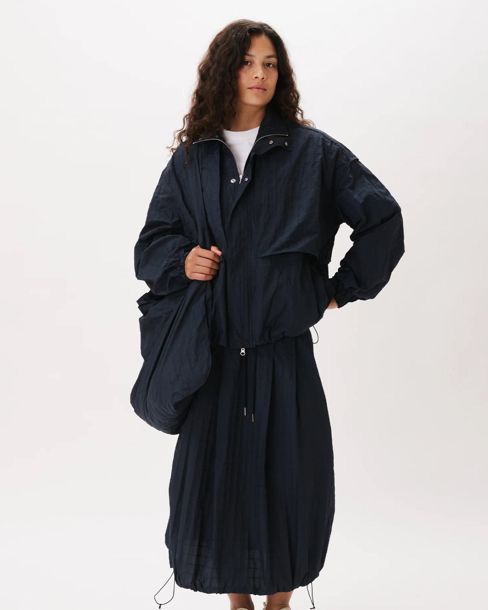Checkered Light Bag Navy Checkered - LIKELIHOOD