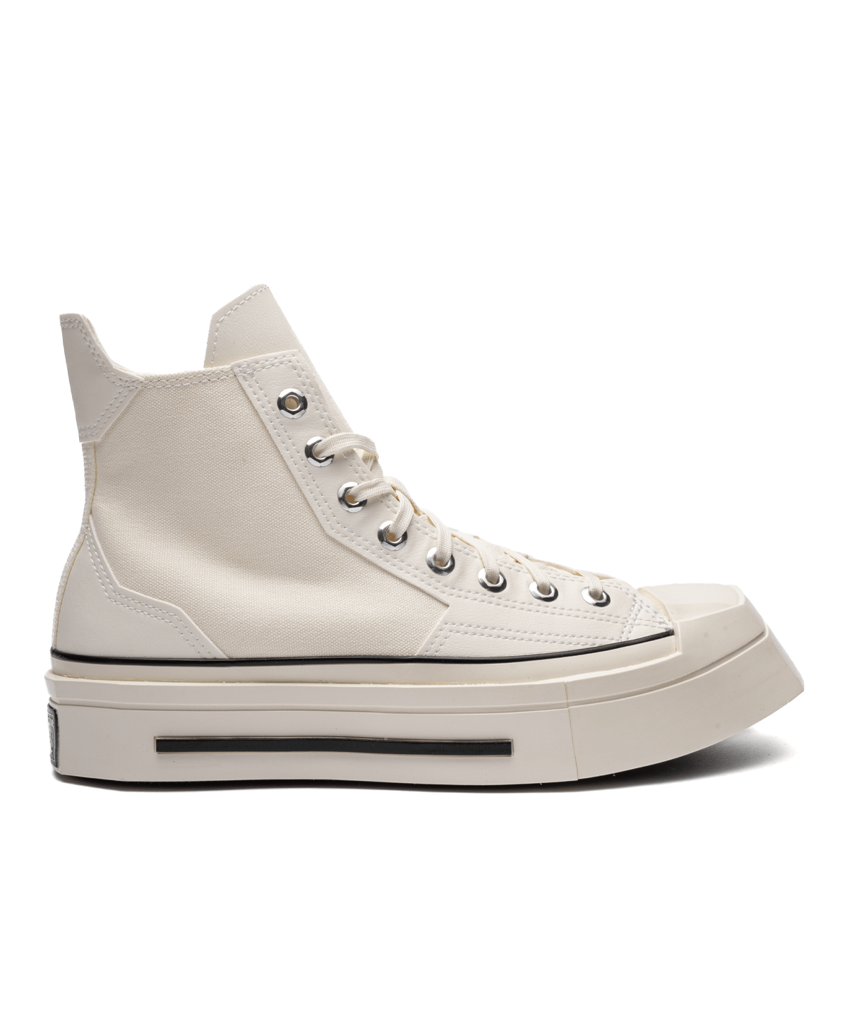 Chuck 70 De Luxe Squared Egret/Black/Egret - LIKELIHOOD