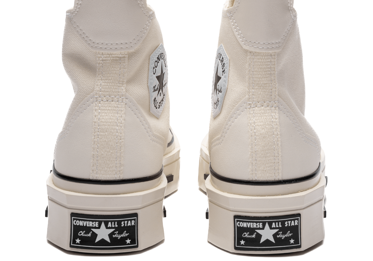 Chuck 70 De Luxe Squared Egret/Black/Egret - LIKELIHOOD