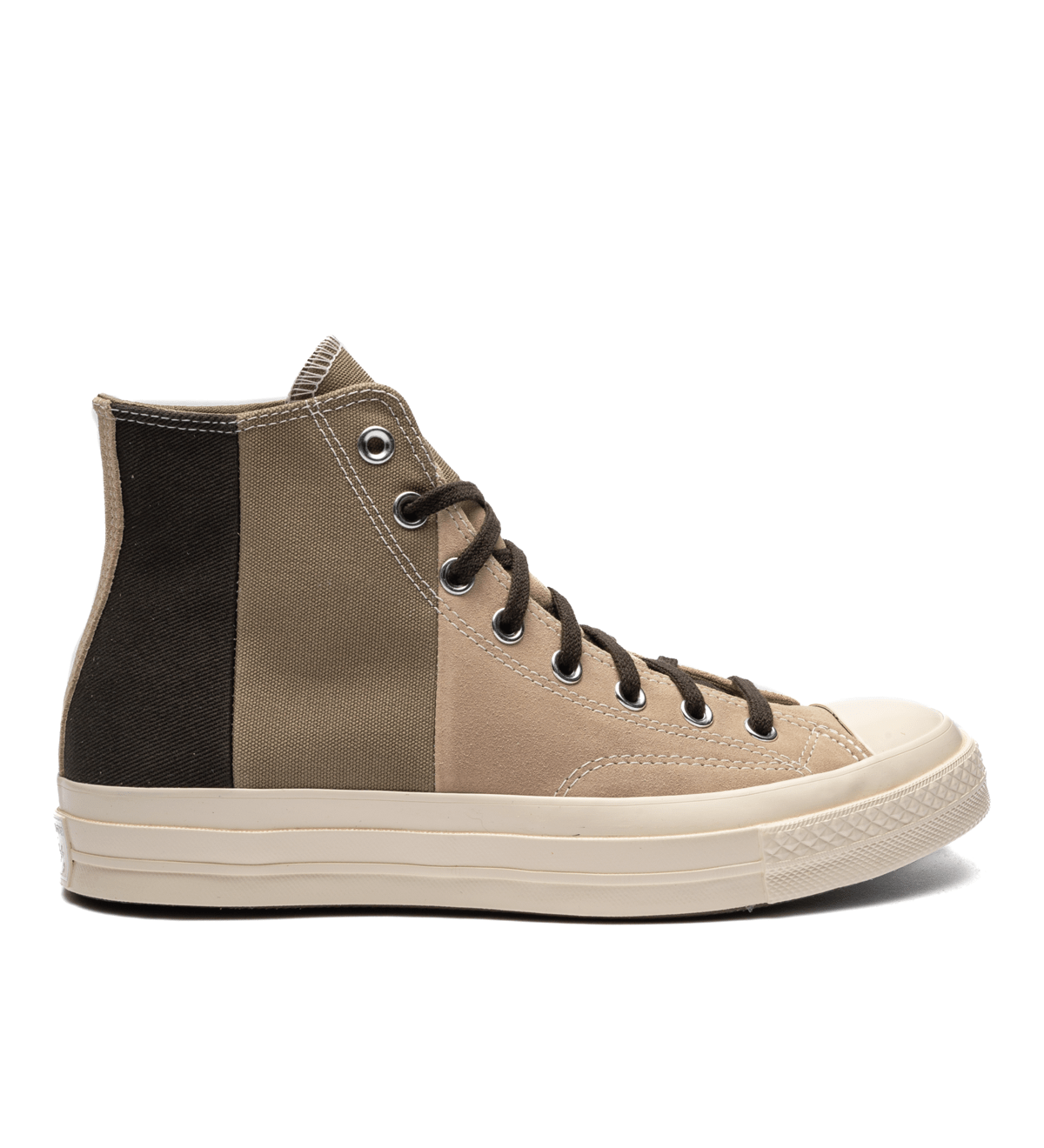 Chuck 70 High Patchwork Suede Nutty Granola/Mossy Sloth/Cave Green - LIKELIHOOD