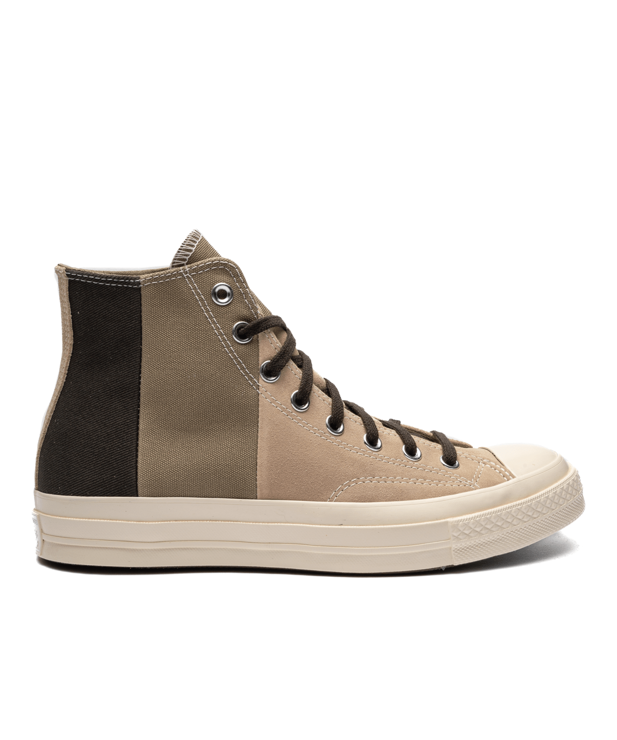 Chuck 70 High Patchwork Suede Nutty Granola/Mossy Sloth/Cave Green - LIKELIHOOD