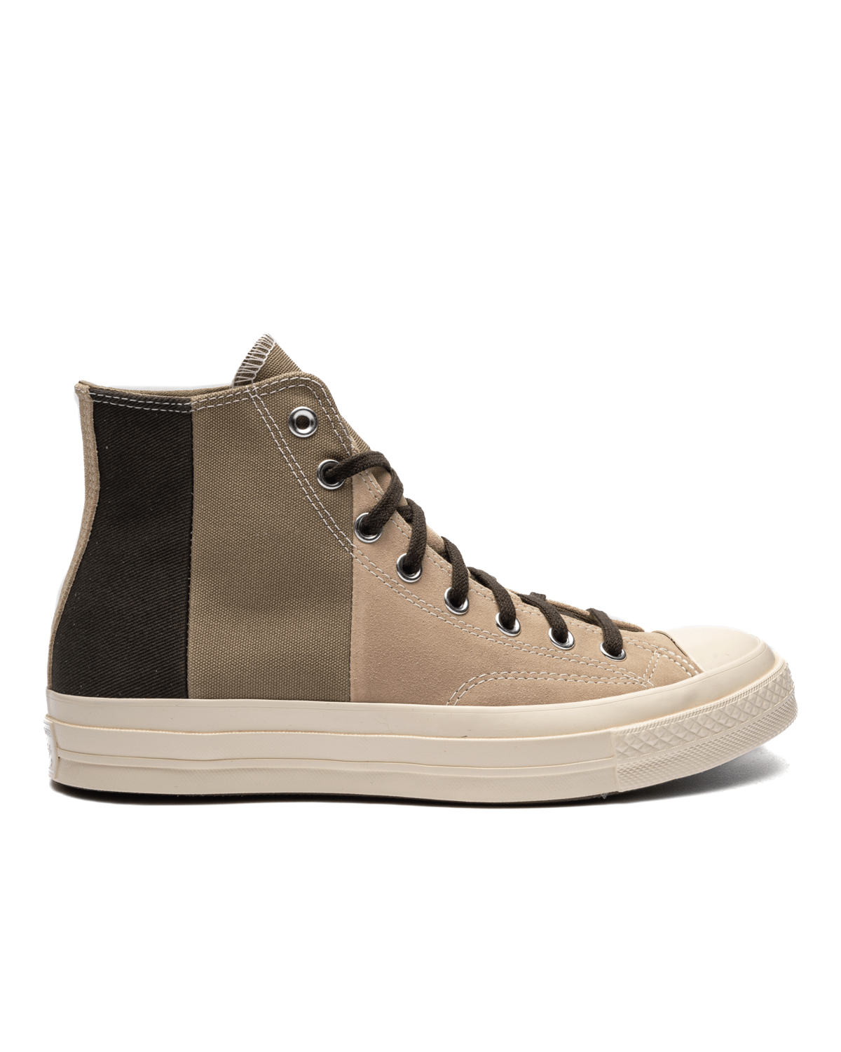Chuck 70 High Patchwork Suede Nutty Granola/Mossy Sloth/Cave Green - LIKELIHOOD
