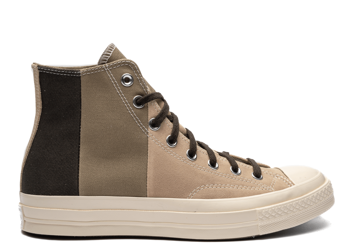 Chuck 70 High Patchwork Suede Nutty Granola/Mossy Sloth/Cave Green - LIKELIHOOD