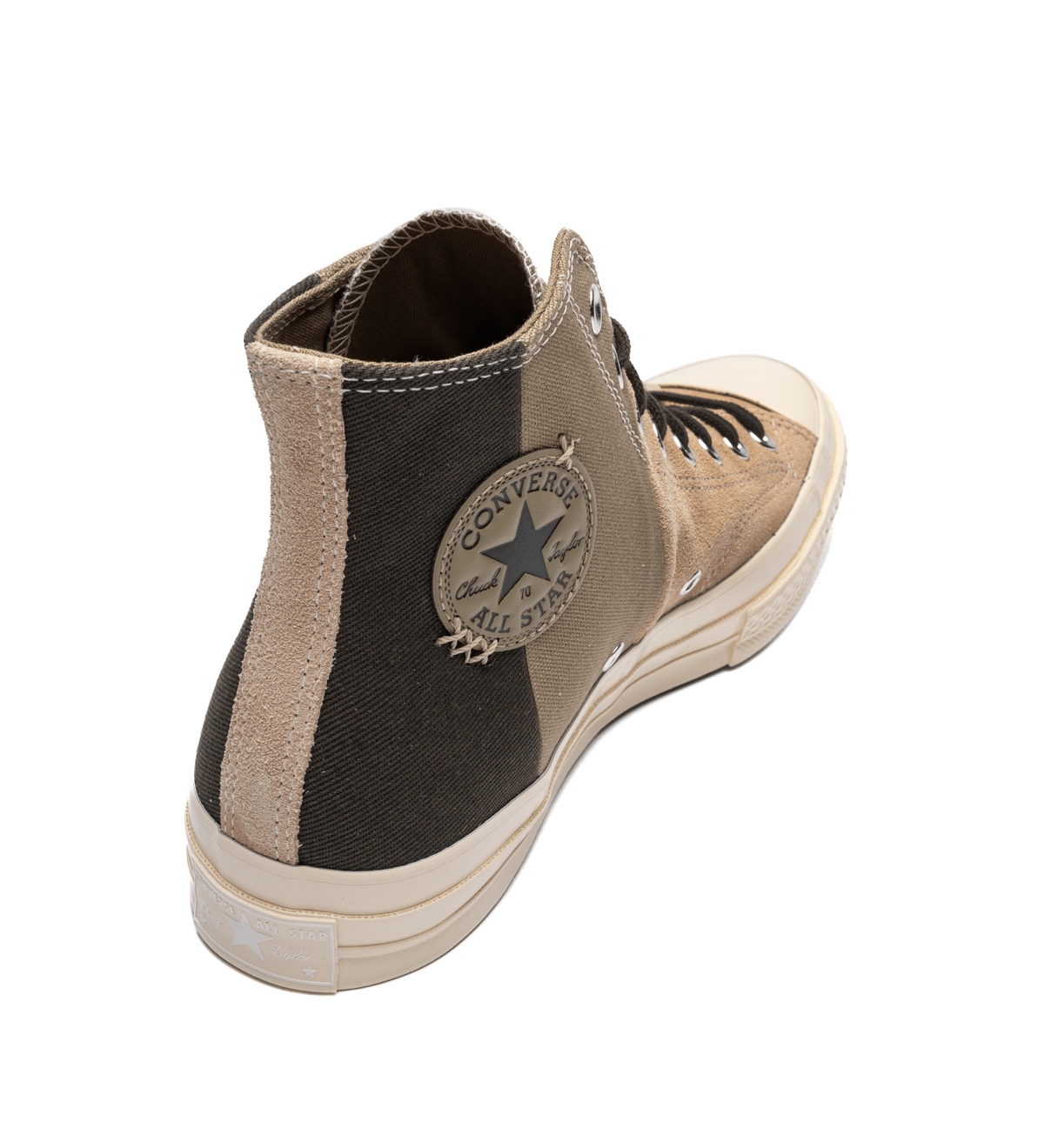 Chuck 70 High Patchwork Suede Nutty Granola/Mossy Sloth/Cave Green - LIKELIHOOD