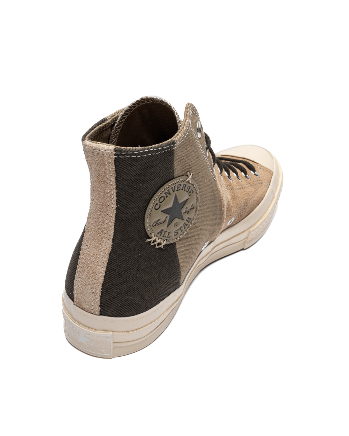 Chuck 70 High Patchwork Suede Nutty Granola/Mossy Sloth/Cave Green - LIKELIHOOD