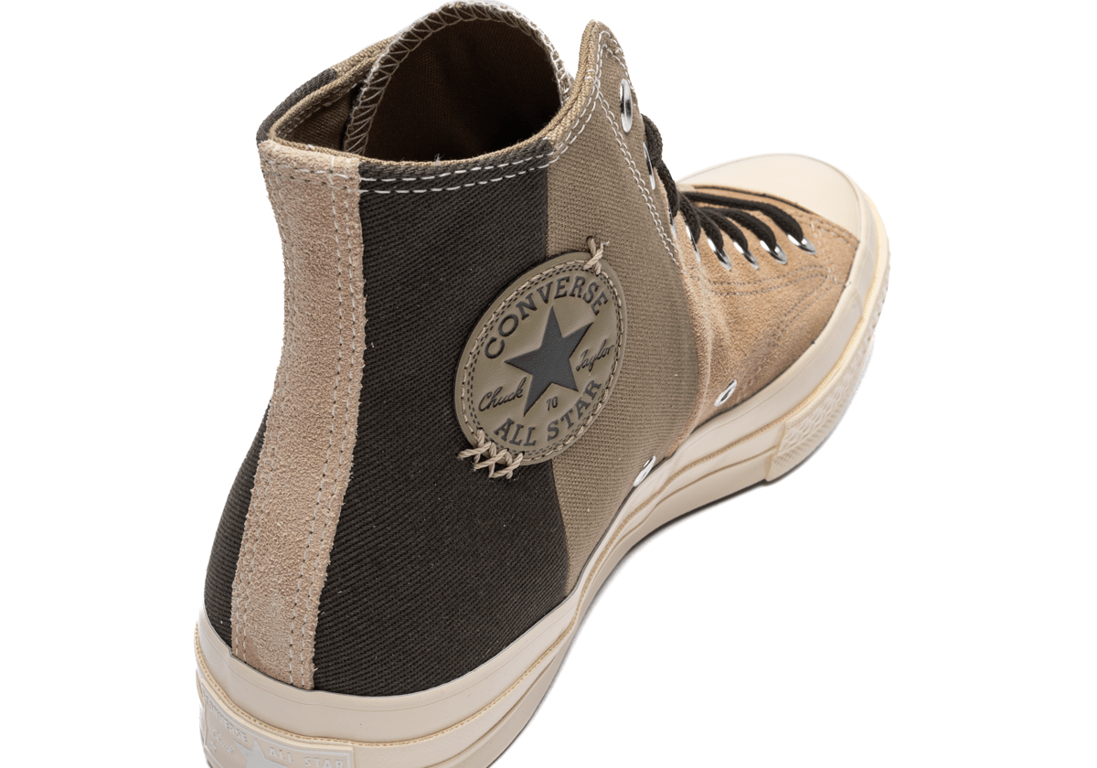 Chuck 70 High Patchwork Suede Nutty Granola/Mossy Sloth/Cave Green - LIKELIHOOD