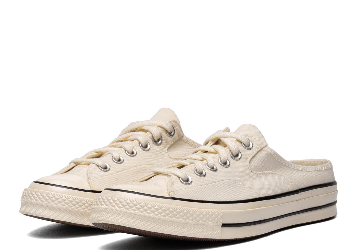 Chuck 70 Mule Slip Egret/Egret/Black - LIKELIHOOD