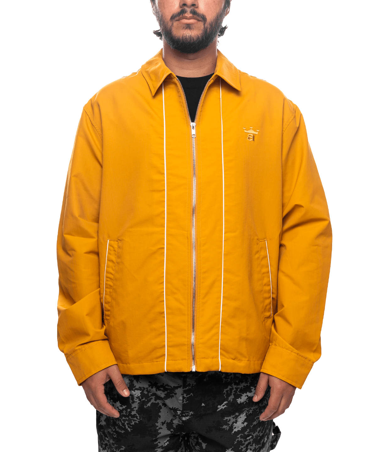 Classic Logo Coaches Jacket Gold - LIKELIHOOD
