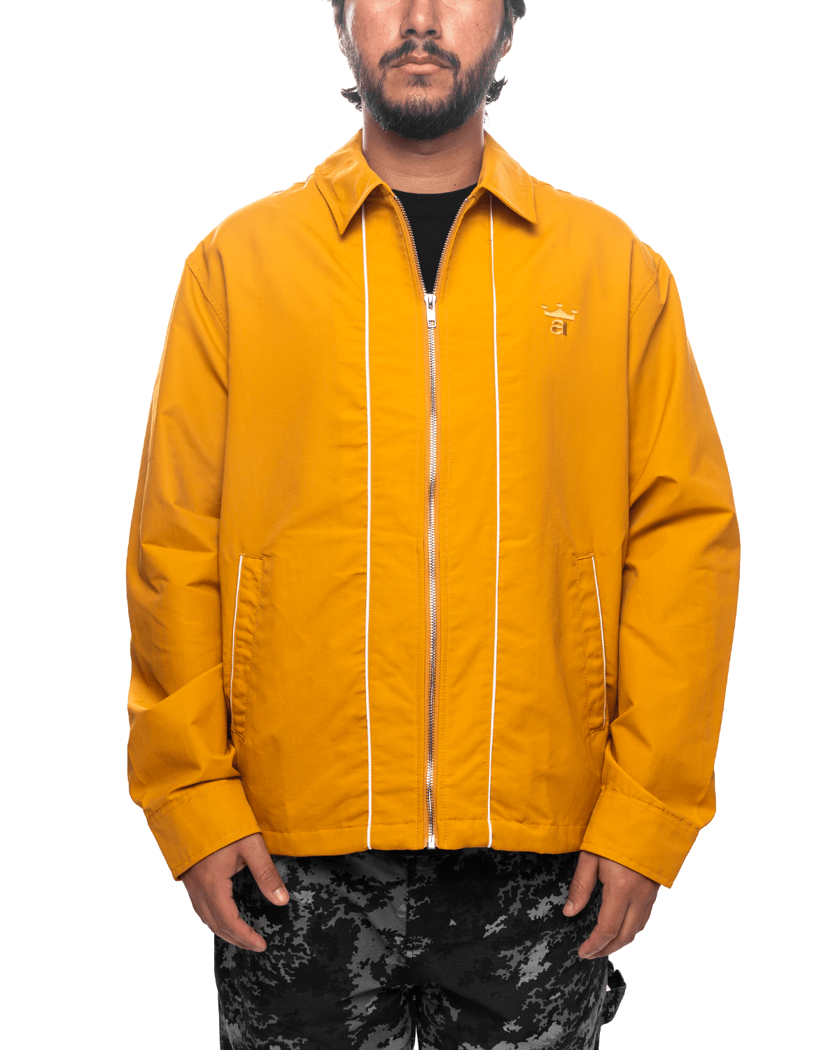 Classic Logo Coaches Jacket Gold - LIKELIHOOD