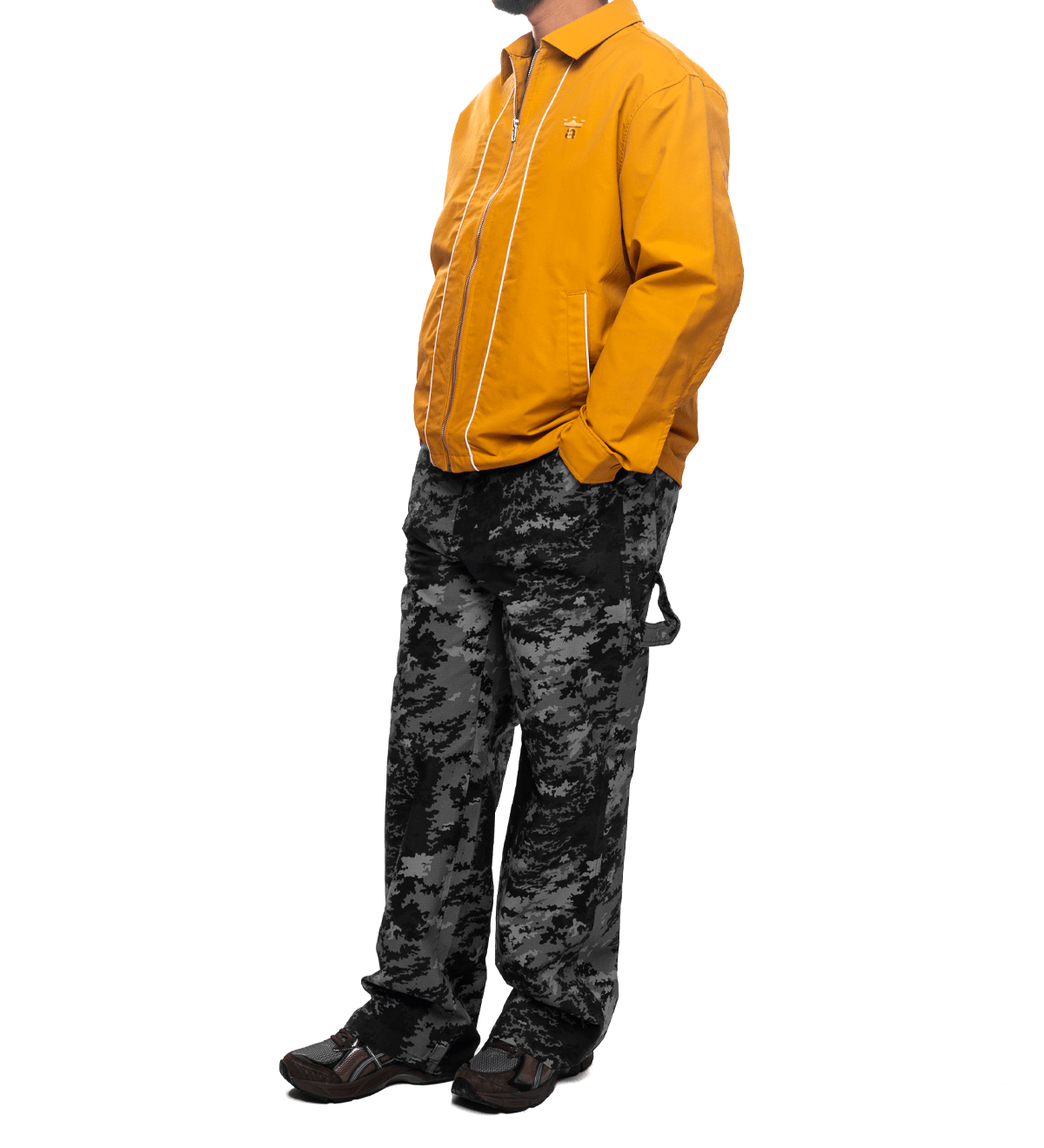 Classic Logo Coaches Jacket Gold - LIKELIHOOD