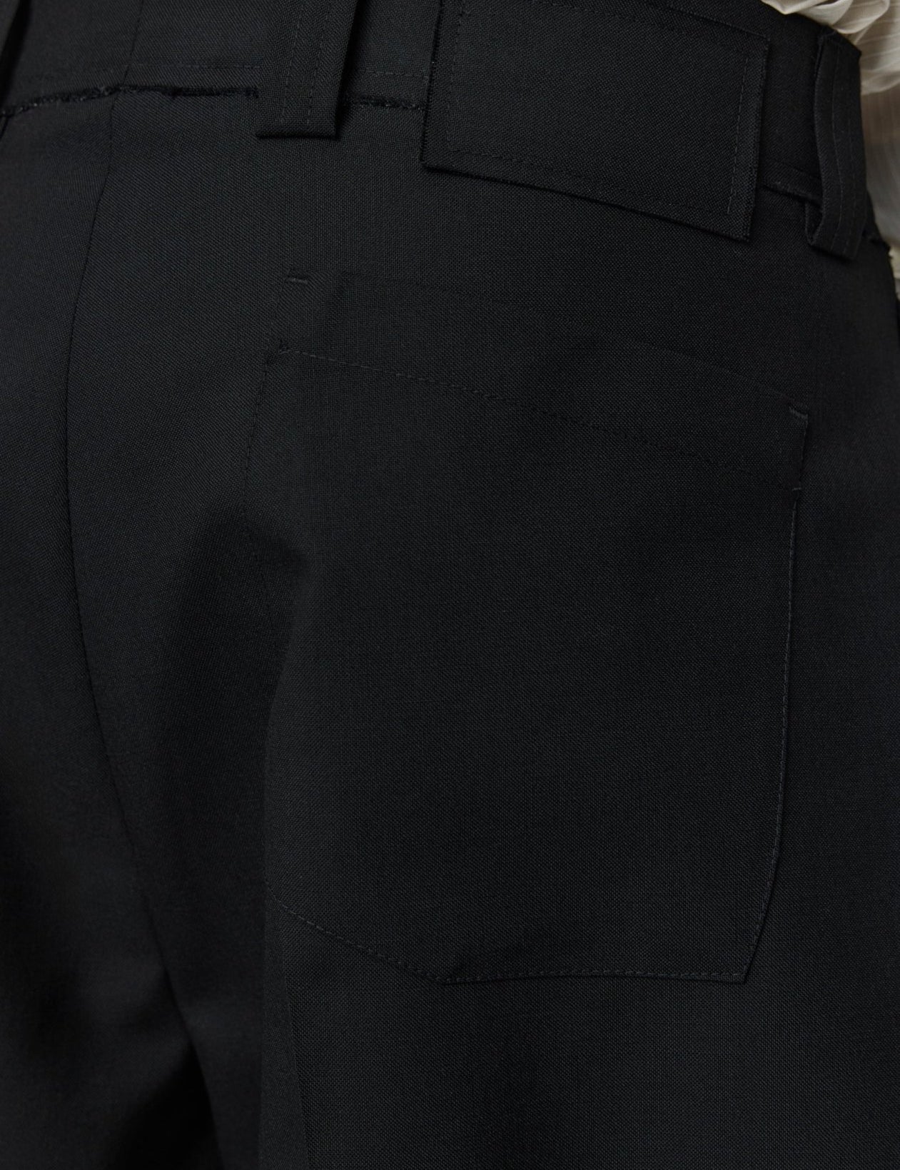 Classic Shorts Black Tropical Wool - LIKELIHOOD
